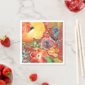 豊富な花模様III スタンダードカクテルナプキン (インサイチュ)