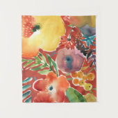 豊富な花模様III タペストリー (正面)