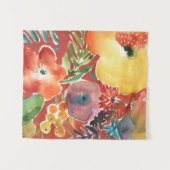 豊富な花模様III タペストリー (正面(横))