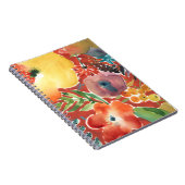 豊富な花模様III ノートブック (右側)