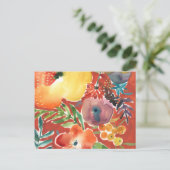 豊富な花模様III ポストカード (スタンド正面)