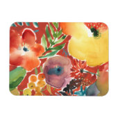 豊富な花模様III マグネット (横)