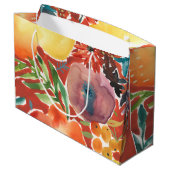 豊富な花模様III ラージペーパーバッグ (裏面アングル)