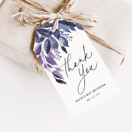 豊富な葉バイオレット植物感謝 ギフトタグ