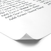 豊富な葉バイオレット植物表 ポスター (角)