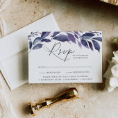 豊富な葉バイオレット植物食選択 出欠カード