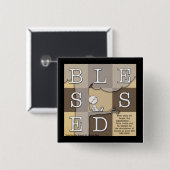 豊富な賛美美しいで 缶バッジ (正面&裏面)