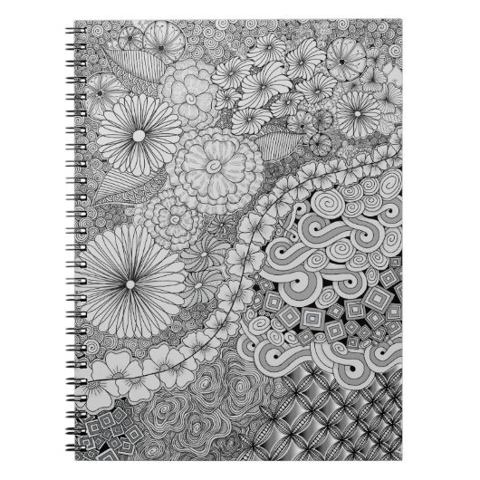 豊富な開花ノートブック ノートブック (正面)