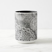 豊富な開花マグカップ マグカップ (中央)