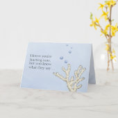 豊富な魚 カード (黄色い花)