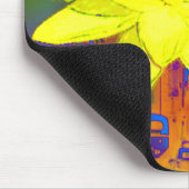 豊富なLa BontéによるYellowflower マウスパッド (コーナー)