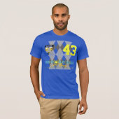 豊富なMFの演劇のコオロギの終日のおもしろいな誕生日のスポーツ Tシャツ (正面フル)