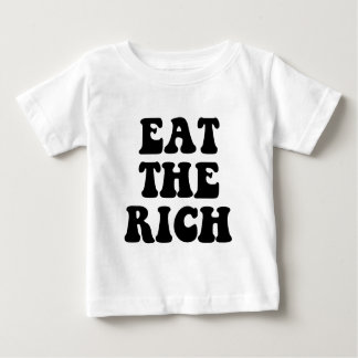 豊富なOccupy wall streetを食べて下さい ベビーTシャツ