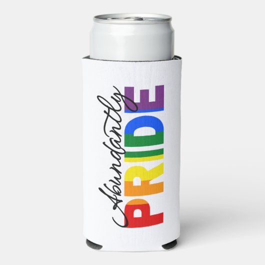 豊富に誇りを持ったプライドゲイクール スリム缶クーラー (Seltzer裏面)