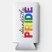 豊富に誇りを持ったプライドゲイクール スリム缶クーラー (裏面)