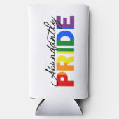 豊富に誇りを持ったプライドゲイクール スリム缶クーラー (正面)