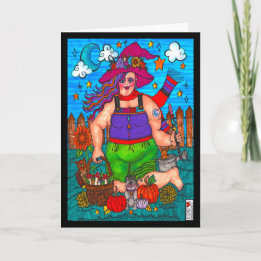 豊富に魔法の庭の魔女カード カード