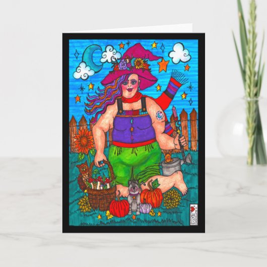 豊富に魔法の庭の魔女カード カード (正面)