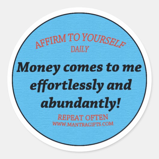 豊富に ラウンドシール (正面)