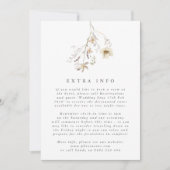 豊富ミニマルな乾燥ヤマトフラス結婚パス 招待状 (正面)