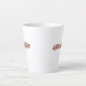 豊富女子のリトリート カフェラテマグ (正面)