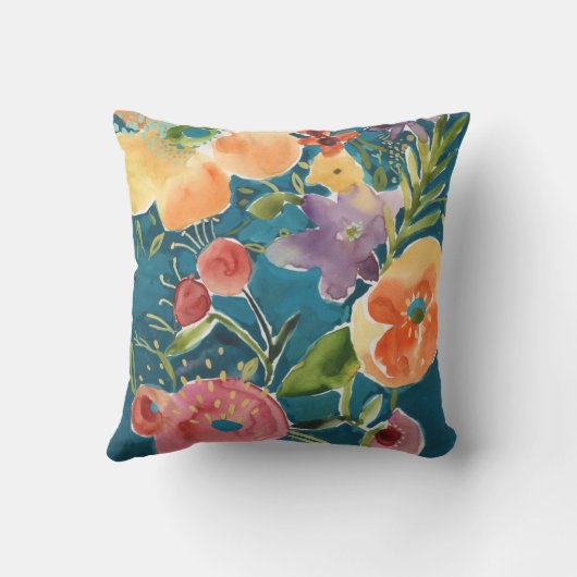 豊富花模様I クッション (裏面)