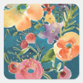 豊富花模様I スクエアシール (正面)