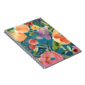 豊富花模様I ノートブック (右側)