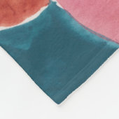 豊富花模様I フリースブランケット (角)