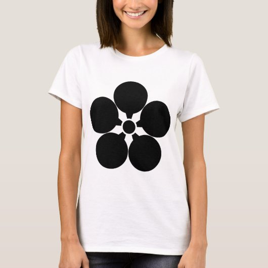 豊後梅鉢 Tシャツ (正面)