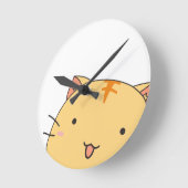 豊浦時計 ラウンド壁時計 (傾斜)