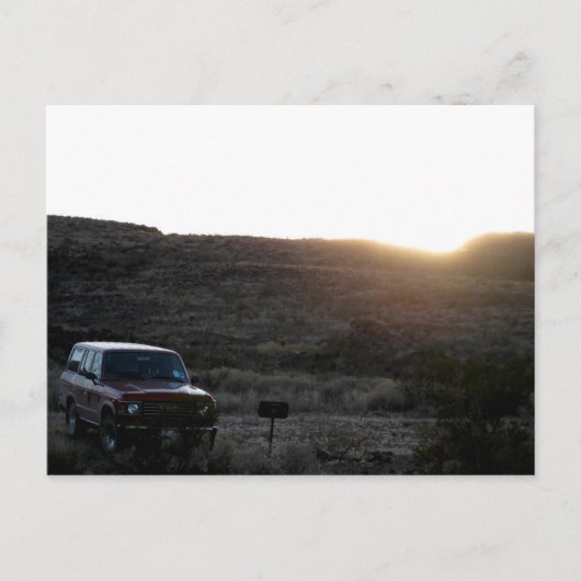 豊田ランドクルーザー葉書 ポストカード (正面)