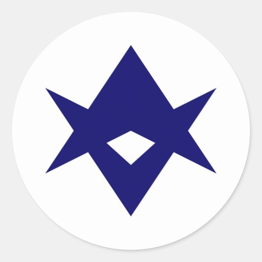 豊田市旗（茨城県）日本のシンボル ラウンドシール (正面)