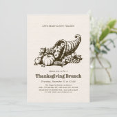 豊穣の角 | 感謝祭ブランチ 招待状 (スタンド正面)