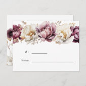 豊素朴量フローラブライダルシャワーゲームカード ポストカード (正面/裏面)