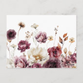 豊素朴量フローラブライダルシャワーゲームカード ポストカード (裏面)