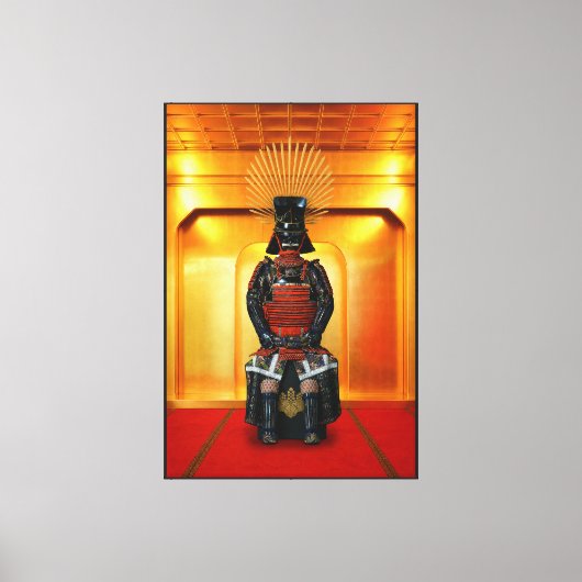 豊臣秀吉 鎧兜 キャンバス 40x60 (正面)