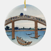 豊西山富士が男橋の下から見る セラミックオーナメント (裏面)