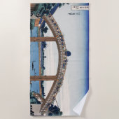 豊西山富士が男橋の下から見る ビーチタオル (正面)