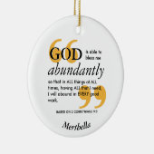 豊賛美クリスチャン祈りの言葉 セラミックオーナメント (右)