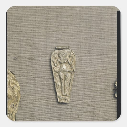 豊饒の女神アスターテを描いたペンダント スクエアシール (正面)