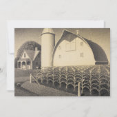 豊饒、アイオワbyグラントウッド サンキューカード (正面)