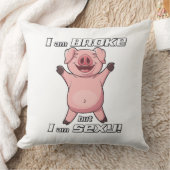 豚おもしろいがセクシーを壊した – 枕 (ブランケット)
