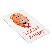 豚おもしろいダイエットリマ食べ物ーの再び? マグネット (右側)