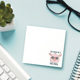 豚おもしろいプリン ポストイット