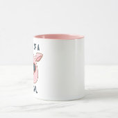 豚おもしろいプリン マグカップ (中央)