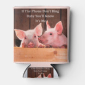 豚おもしろいミームと豚おもしろいことわざと引用文 缶クーラー (正面)