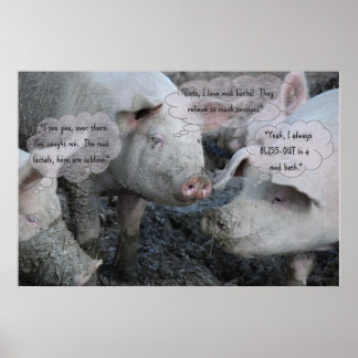 豚かわいらしの'スパ'泥フェイシャル&マッドバス ポスター