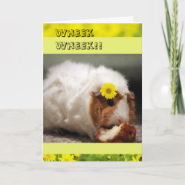 豚かわいらし母の日札 カード