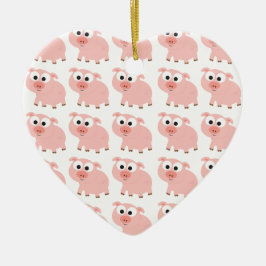 豚がたくさん セラミックオーナメント